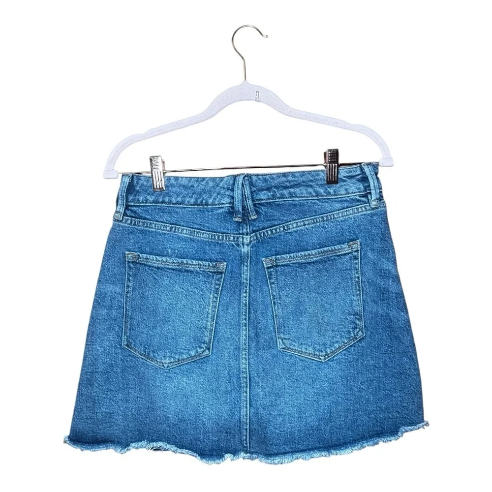 Good American Indigo Mini Skirt Size 6 NWT - Picture 6 of 8